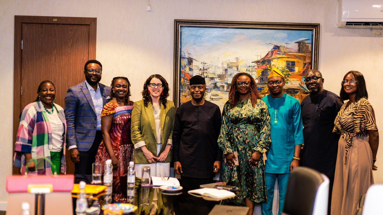 JRI and Luminate Foundation representatives at their meeting in Abuja